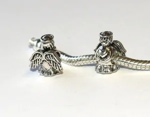 Korálek Fashion Jewerly na náramek nebo řetízek - Anděl strážný se srdíčkem, Andílek pro štěstí, Love Angels 3614
