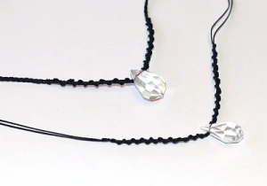JoyKa Náhrdelník Drhaný - Choker se skleněným Křišťálem, Dvě velikosti, Můj Nejoblíbenější, Be The Best of Yourself 3671